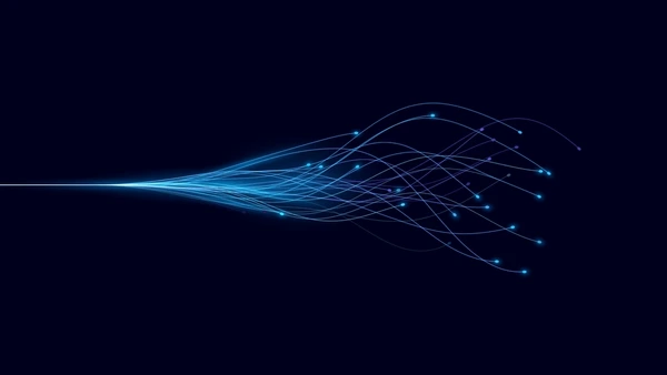 Abstract visualization of neural network